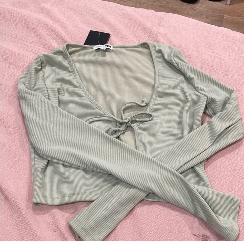 tie front top